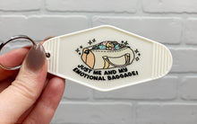Load image into Gallery viewer, Just Me & My Emotional Baggage | Motel Keychain