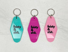 Load image into Gallery viewer, Feisty & Shit | Motel Keychain