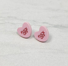 Load image into Gallery viewer, Anti-Valentine's | Stud Earrings | Valentine's Day | Holiday