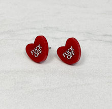 Load image into Gallery viewer, Anti-Valentine's | Stud Earrings | Valentine's Day | Holiday
