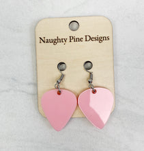 Load image into Gallery viewer, Guitar Pick Dangle Earrings | Trendy Earrings