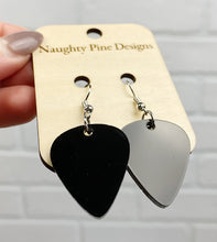Load image into Gallery viewer, Guitar Pick Dangle Earrings | Trendy Earrings