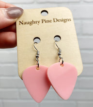 Load image into Gallery viewer, Guitar Pick Dangle Earrings | Trendy Earrings