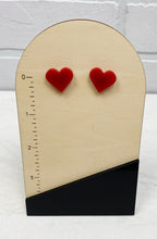 Load image into Gallery viewer, Heart | Stud Earrings | Valentines Earrings