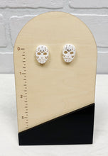 Load image into Gallery viewer, Jason Mask Stud Earrings | Halloween Earrings | Friday The 13th