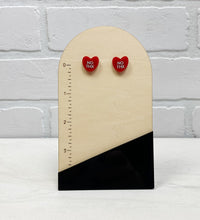 Load image into Gallery viewer, No Thx | No Thanks | Stud Earrings | Valentine's Day | Holiday