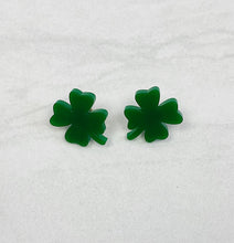 Load image into Gallery viewer, Shamrocks | Stud Earrings | St. Patrick's Day