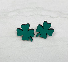 Load image into Gallery viewer, Shamrocks | Stud Earrings | St. Patrick's Day