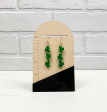 Load image into Gallery viewer, Shamrock Trio | Dangle Earrings | St. Patrick's Day