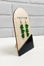 Load image into Gallery viewer, Shamrock Trio | Dangle Earrings | St. Patrick's Day