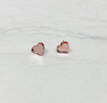 Load image into Gallery viewer, Heart | Stud Earrings | Valentines Earrings
