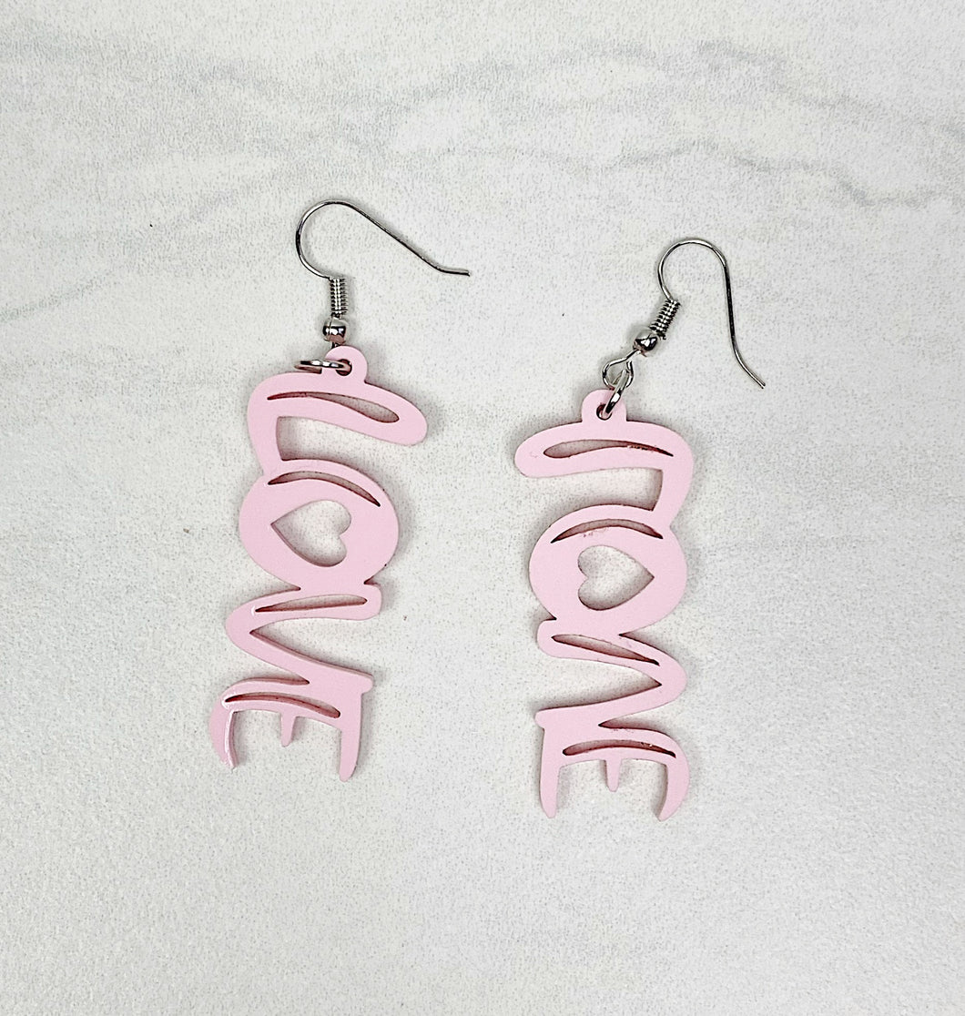 Love Balloon Dangle Earrings | Valentines
