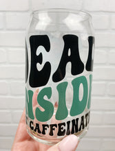 Load image into Gallery viewer, Dead Inside | Beer Can Glass | Libbey Glass | Iced Coffee | 16oz
