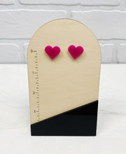 Load image into Gallery viewer, Heart | Stud Earrings | Valentines Earrings
