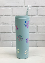 Load image into Gallery viewer, Holographic Snowflakes | Tumbler | Matte Tumbler | 18oz
