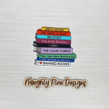 Load image into Gallery viewer, I Love Banned Books | Sticker | Vinyl Decal | Die Cut Sticker
