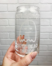 Load image into Gallery viewer, Not A Ghost | Beer Can Glass | Libbey Glass | Iced Coffee | 16oz
