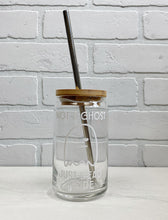 Load image into Gallery viewer, Not A Ghost | Beer Can Glass | Libbey Glass | Iced Coffee | 16oz
