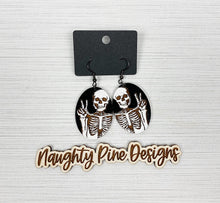 Load image into Gallery viewer, Skeleton Earrings | Halloween Earrings
