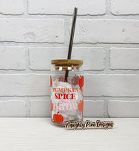 Load image into Gallery viewer, Pumpkin Spice Babe | Beer Can Glass | Libbey Glass | Iced Coffee | 16oz
