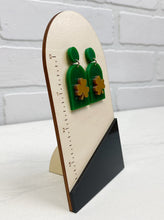 Load image into Gallery viewer, St. Patrick&#39;s Shamrocks | Drop Earrings | Trendy Earrings | St. Patrick&#39;s Day
