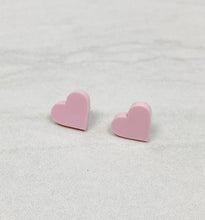 Load image into Gallery viewer, Heart | Stud Earrings | Valentines Earrings
