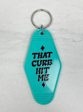 Load image into Gallery viewer, That Curb Hit Me | Motel Keychain
