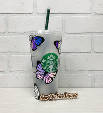 Load image into Gallery viewer, Butterflies | Cold Cup | 24oz
