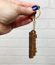 Load image into Gallery viewer, It&#39;s A Great Day To Leave Me Alone | Keychain | Wooden Keychain
