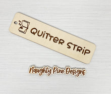 Load image into Gallery viewer, Quitter Strip Bookmark | Wood Bookmark | Bookmark | Gift
